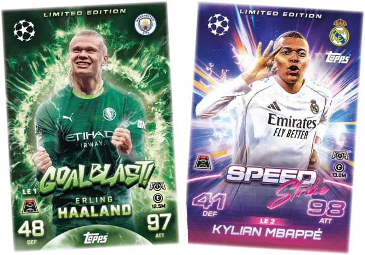 Topps UEFA Champions League Match Attax 2025 Trading and Collectible Card Game (Smart Game Pack Pro)