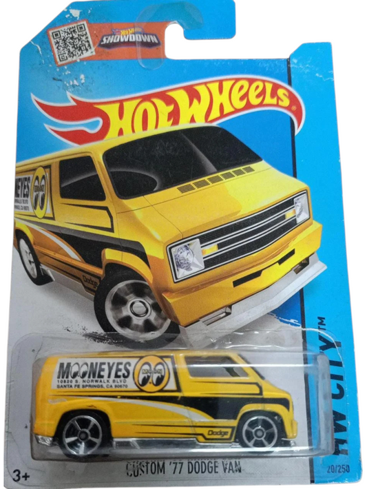 HotWheels Custom 77 Dodge Van Imported Mainline 1:64 Scale