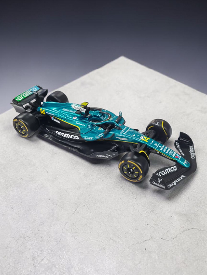 Bburago Aramco 'Aston Martin AMR25 - Fernando Alonso No.14 Formula 1 Imported Diecast 1:43 Scale