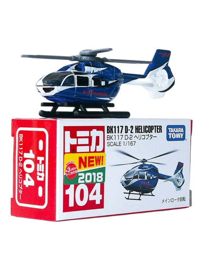 Takara Tomy Tomica bk117 D-2 helicopter 1:67 scale
