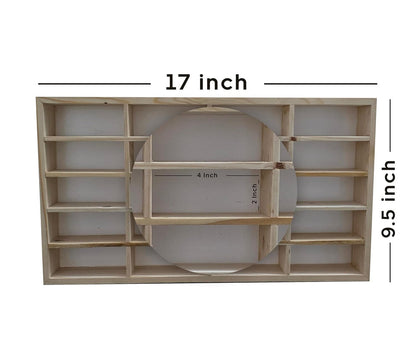 Wooden 20 Compartment Storage Case for 1:64 Scale