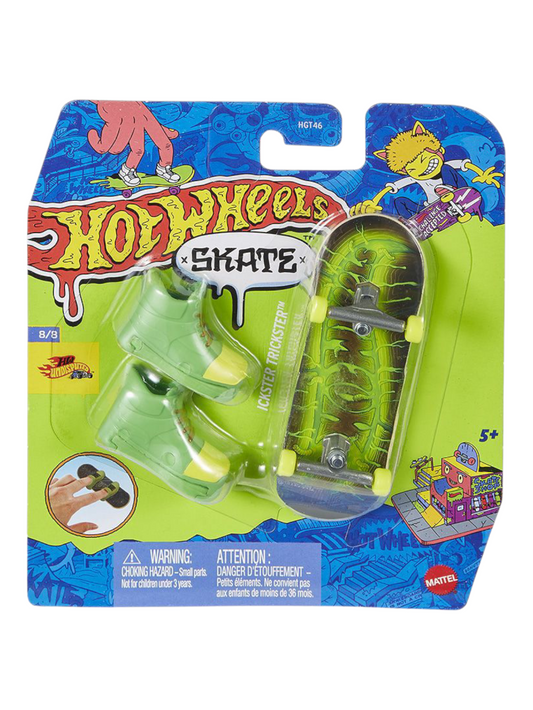 HotWheels Skate Ickster Trickster Fingerboard and Skate Shoes