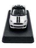 MINI JCW Roadster Diecast Model Car with Display Base | Silver | 1:64 Scale Collectible