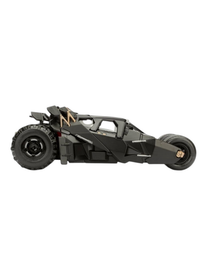 QY Toys The Dark Knight Trilogy Tumbler Batman bat mobile Alloy Model 1:24 Scale with light sound and mist.