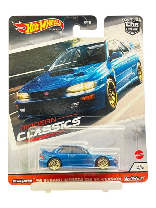 HotWheels 98 Subaru Impreza 22B STi-VERSION Imported Premium 1:64 Scale