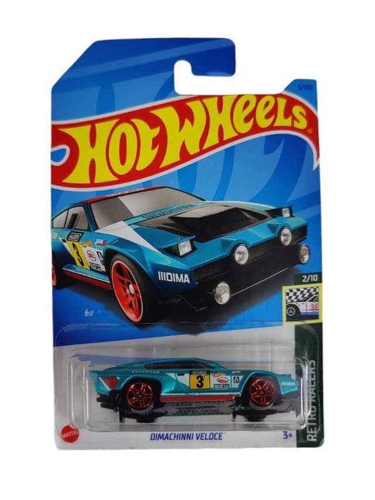 HotWheels Dimachinni Veloce Imported Mainline 1:64 Scale (Blister Damaged)