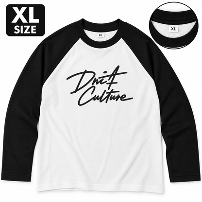 Drift Culture Men’s Round Neck Raglan Full Sleeve Printed T-Shirt | Stylish Casual & Trendy Streetwear Tee