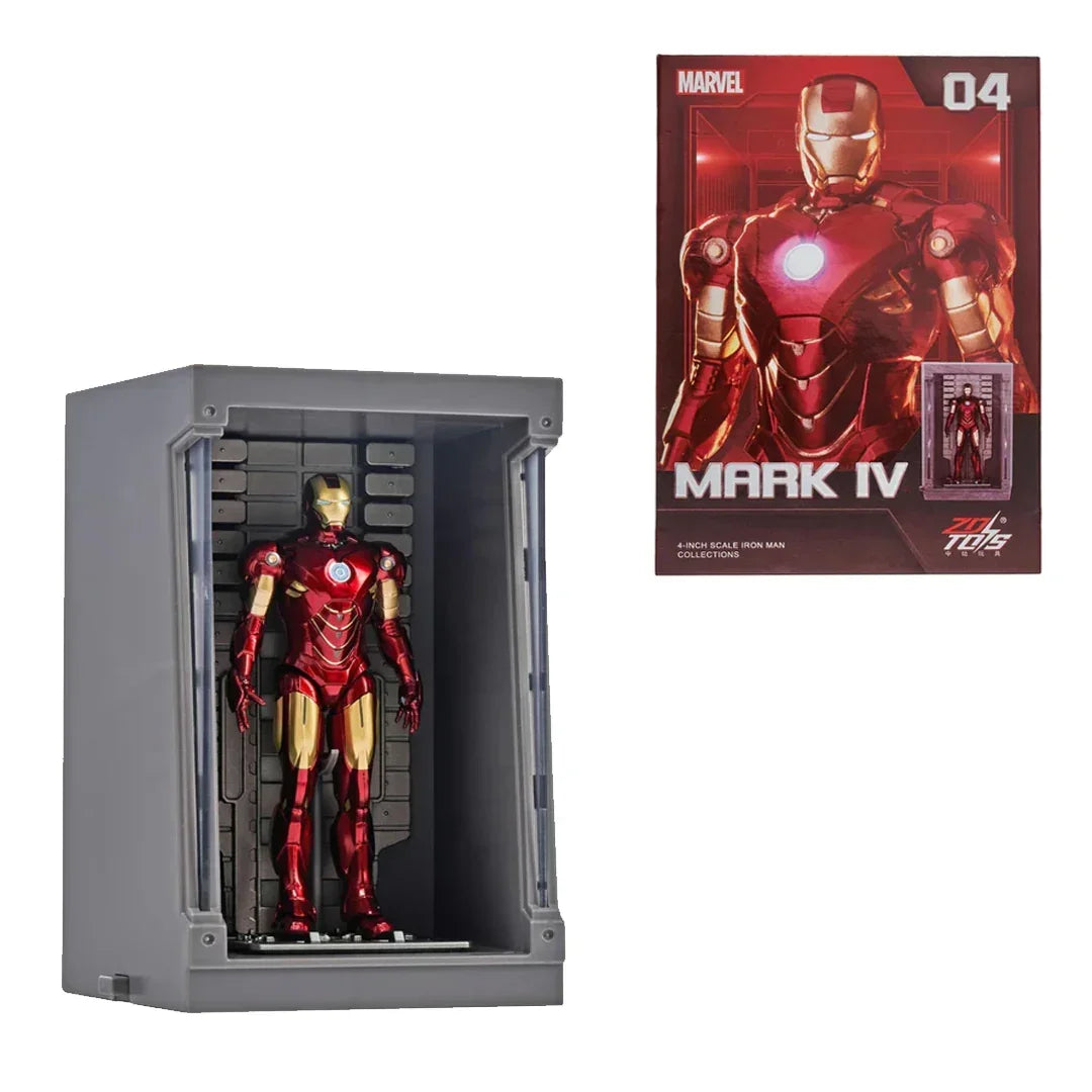 Action figure Marvel Mark IV ZD Toys 4-Inch Scale Iron Man Collection Action Figure MK4 (product code-1922-04)