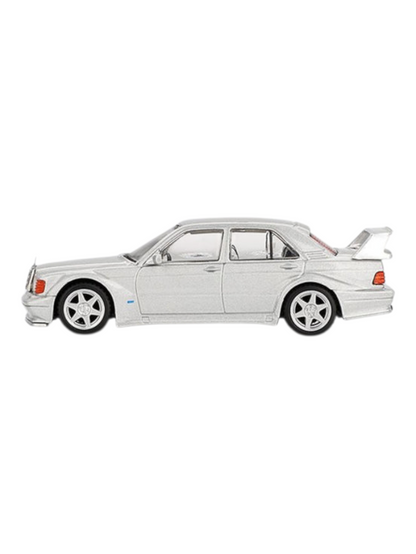 Mini GT 852: Mercedes-Benz 190E 2.5-16 Evolution II Astral Silver 1:64 Scale
