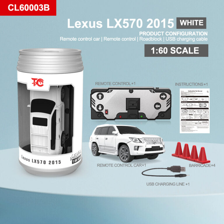 Mini RC "Toyota Lexus LX570 2015" remote control 1:60 Scale