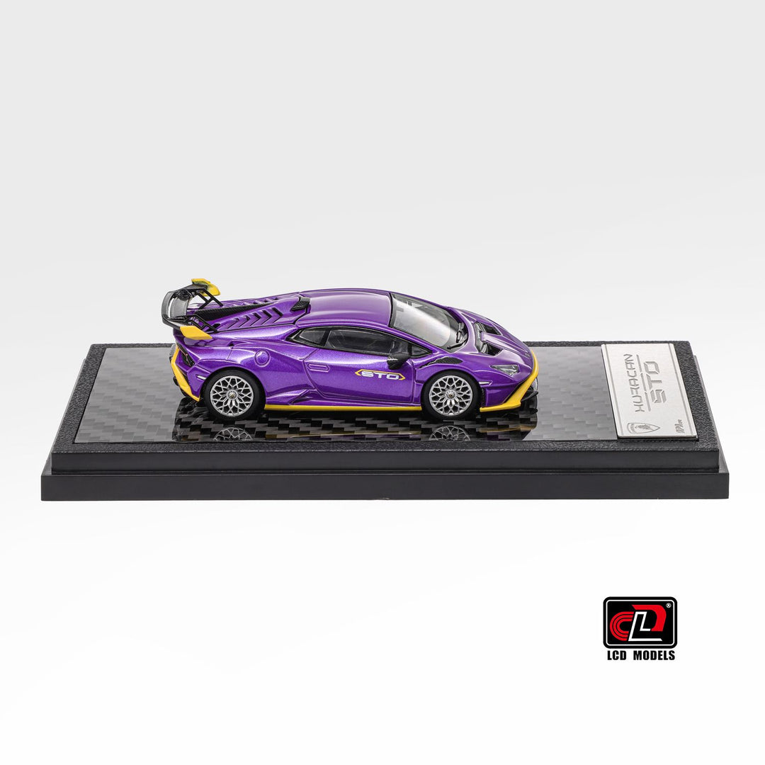LCD Model Lamborghini Huracan STO Die-Cast Model Premium 1:64 Scale LCD64043-PU(Purple)