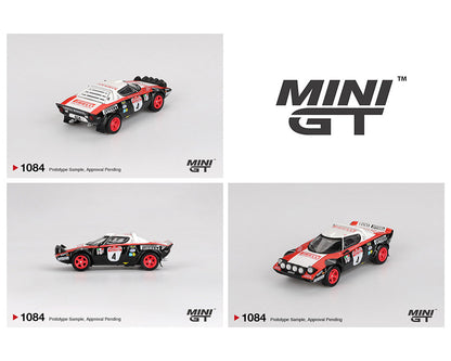 Mini GT #1084: Lancia Stratos HF #4 1978 Rally Sanremo Winner LHD 1:64 Scale