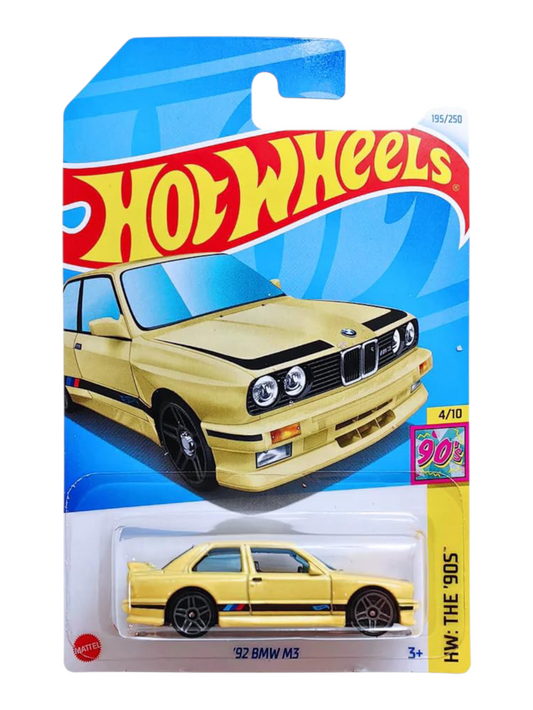 HotWheels The 90's 92 BMW M3 Imported Mainline 1:64 Scale