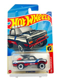 Hotwheels '87 Dodge D100' ( Treasure hunt )Imported Mainline (with protector) 1:64 Scale
