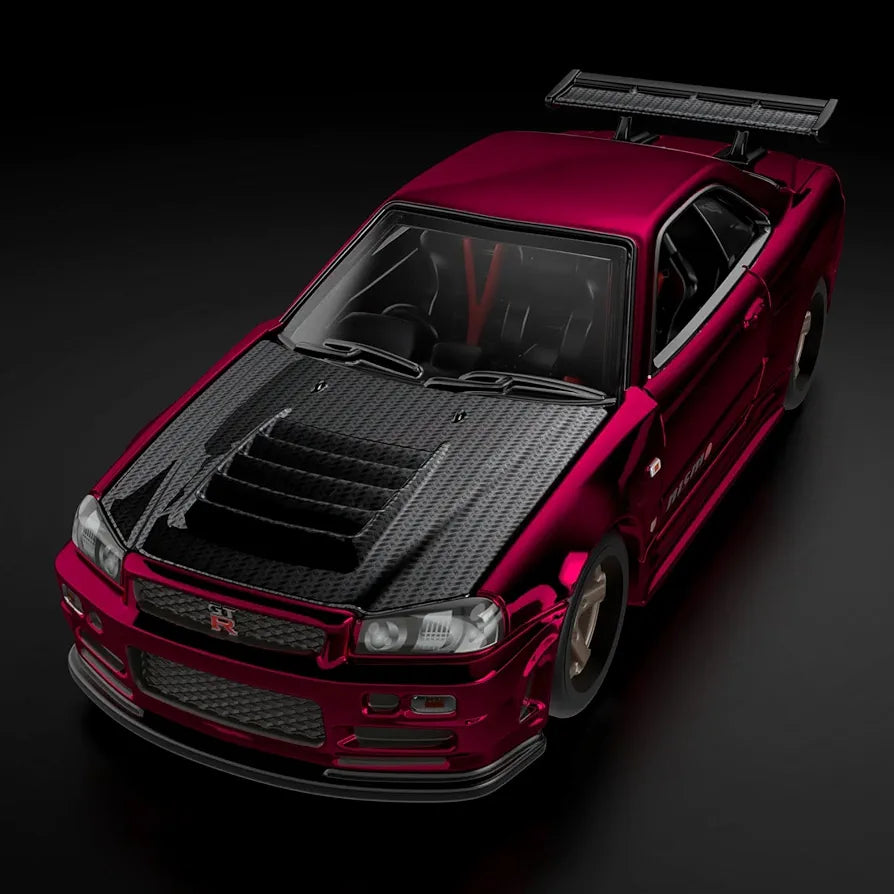 HotWheels RLC Nissan skyline gt-r (Bnr34) Imported 1:64 Scale ( With Protector )