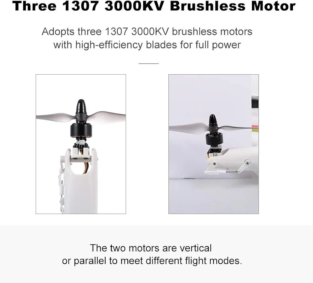X450 Aviator Rc Airplane 2.4GHZ Radio Control Airlines Remote Control 6 Channel Brushless Motor Aircraft, Vertical Takeoff LED RC Glider Fixed Wing Plane RTF 450mm