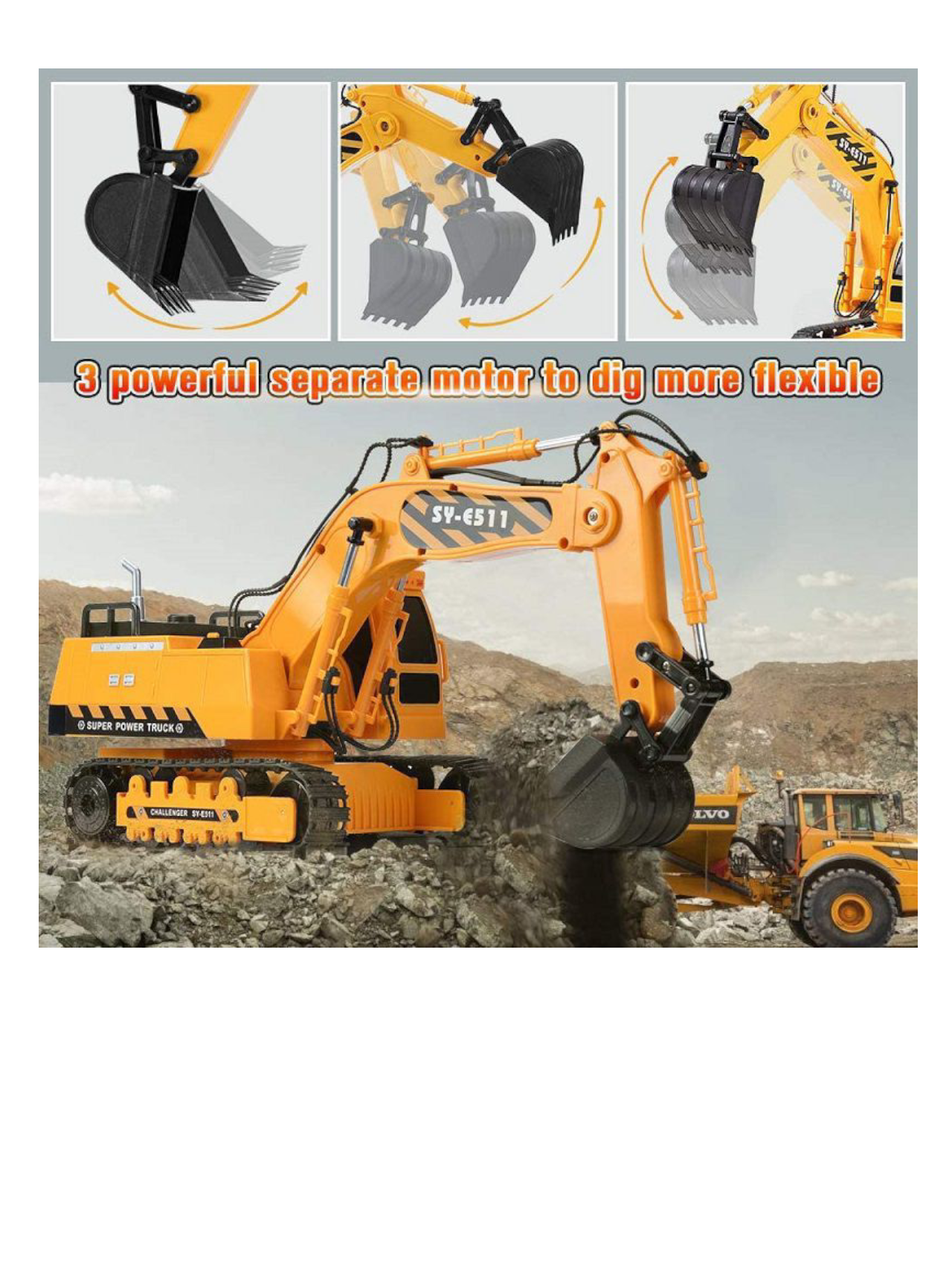 Remote Control (RC) Excavator 1:20 Scale
