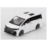 Mini GT #1180: Toyota Vellfire 40 KUHL White 1:64 Scale Diecast Model