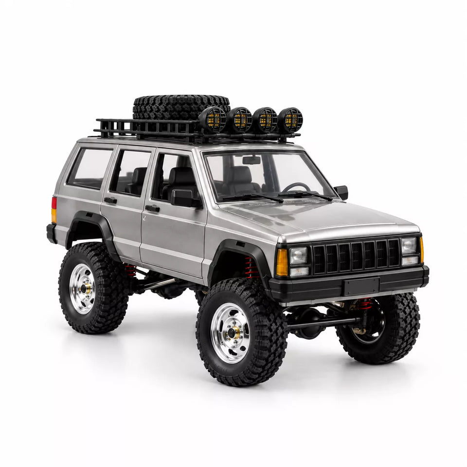 Hobby Grade RC Crawler Off-Road Truck with 2.4GHz Remote, LED Lights & Rechargeable Battery 1:12 Scale Remote Control Truck