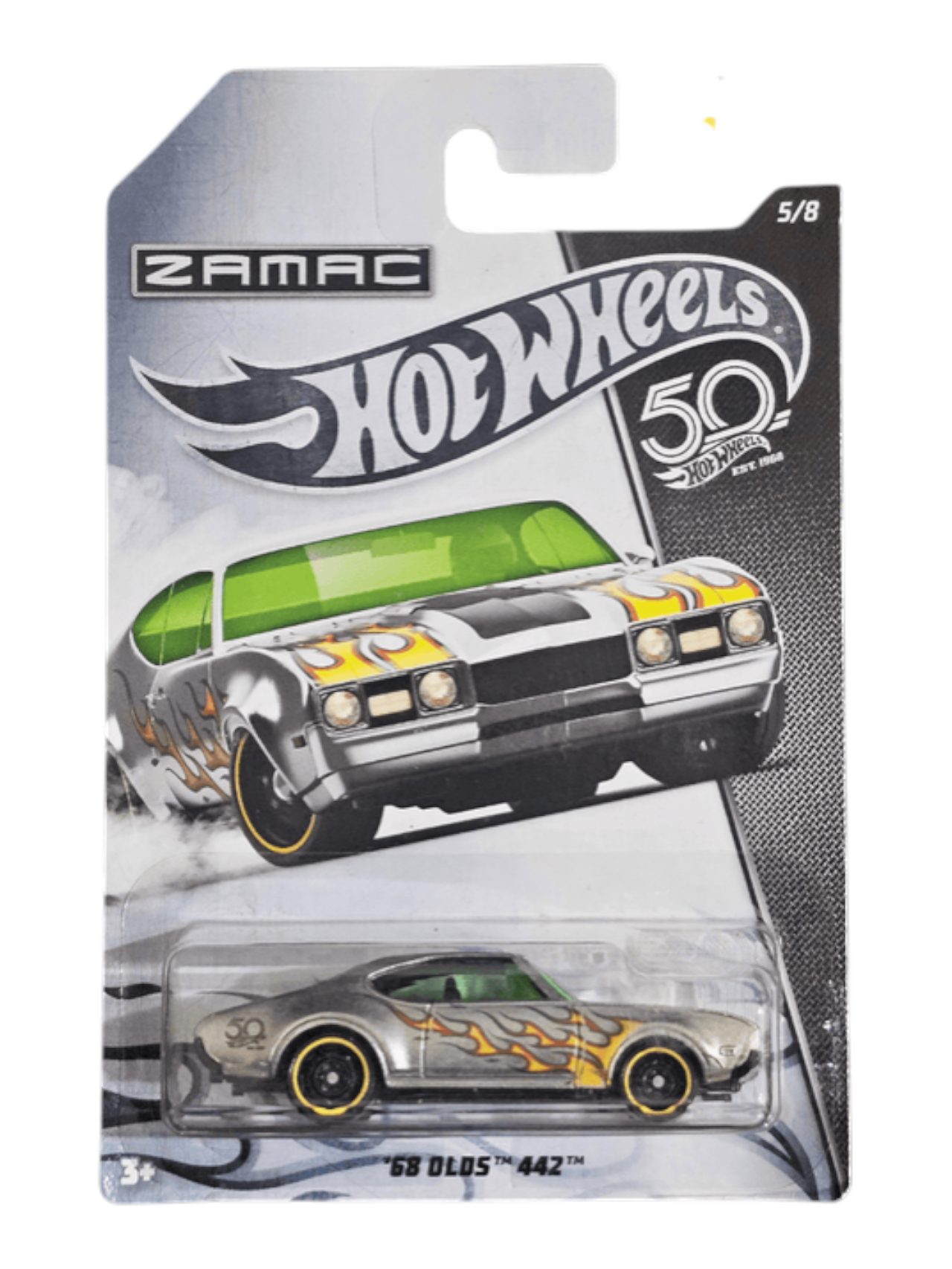 Hotwheel Zamac 68 Olds 442 Imported Mainline Card Art 1:64 Scale