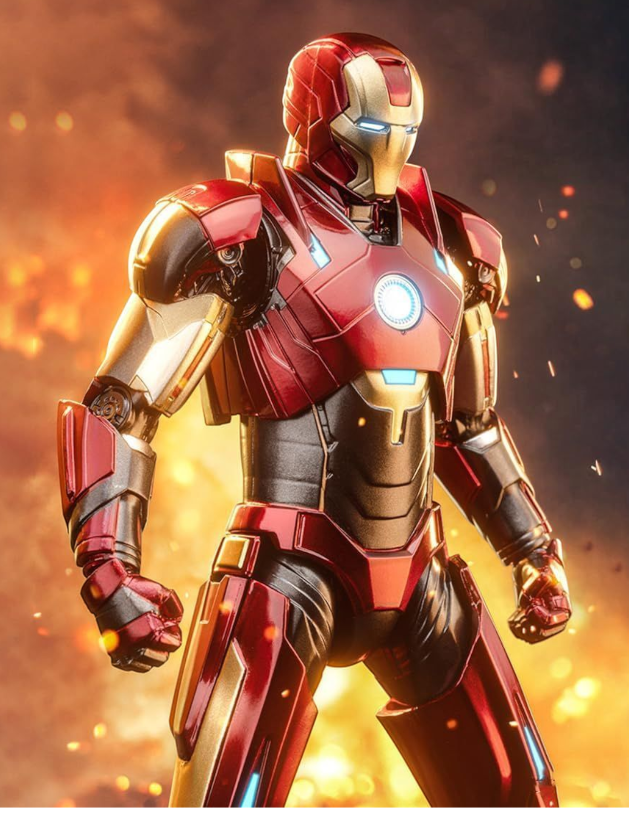 ZD Toys Marvel Studios The Infinity Saga Iron Man 3 MK16 1:10 Scale (Size-7 Inch)