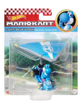 HotWheels Mariokart series Light - Blue Yoshi Standard kart Imported 1:64 Scale