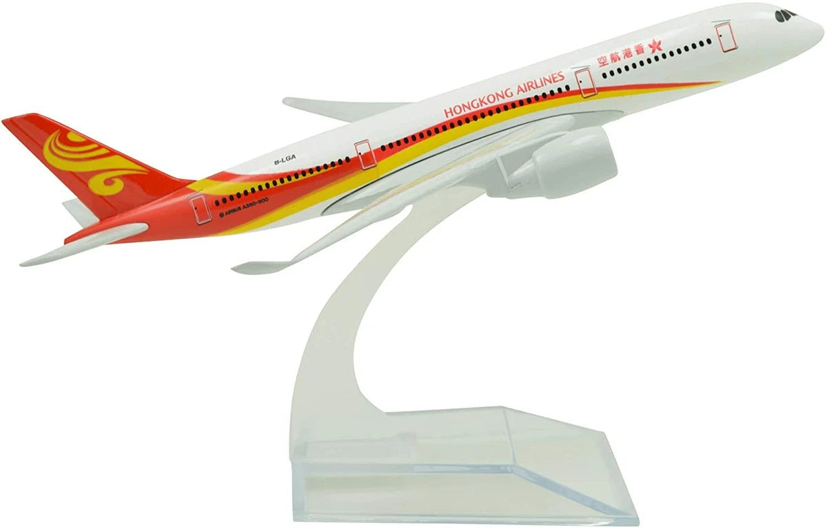 Aircraft Model 1:400 Airbus A350-900 Hong Kong Airlines Metal Airplane Model Plane 16cm (Code 114)