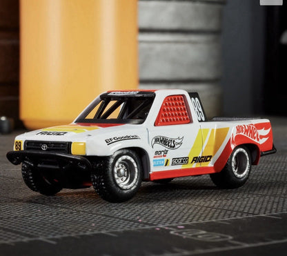 Hotwheels Elite 64 - 1989 Toyota Hilux Stadium Truck Premium Metal Die-cast Collectible 1:64 Scale (With Protector) HWR90