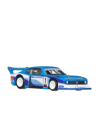 Hotwheels premium Ford Capri gr5 fleet flyer team transport #88 JHX89