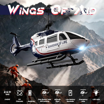 RESCUE Remote Control Helicopter Coast Guard | Code: SQN-002