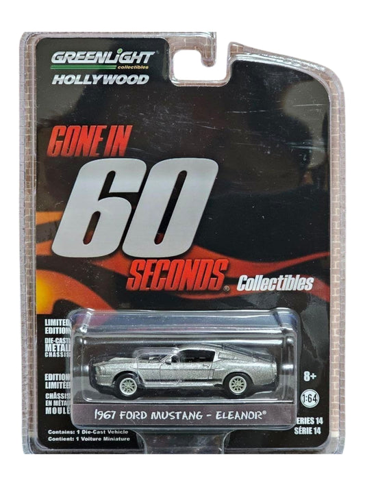 Greenlight Hollywood Gone In 60 Seconds 1967 Ford Mustang-Eleanor imported premium 1:64 Scale