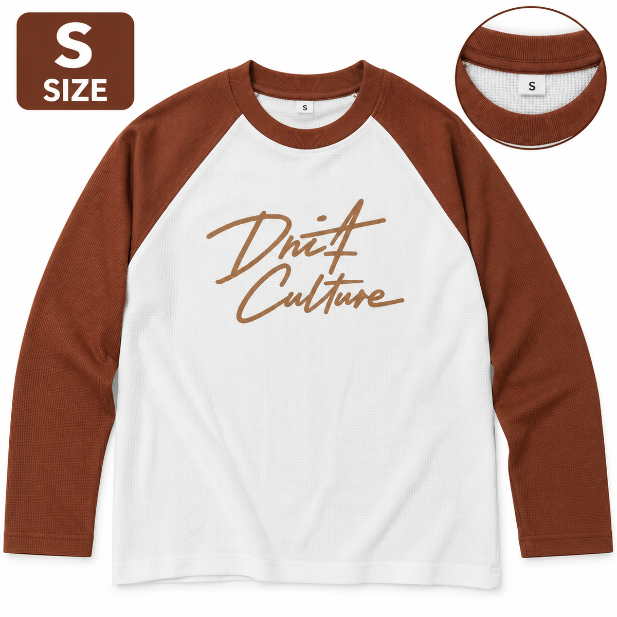 Drift Culture Men’s Round Neck Raglan Full Sleeve Printed T-Shirt | Stylish Casual & Trendy Streetwear Tee