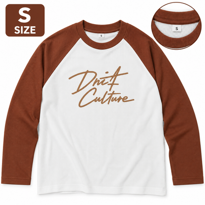 Drift Culture Men’s Round Neck Raglan Full Sleeve Printed T-Shirt | Stylish Casual & Trendy Streetwear Tee