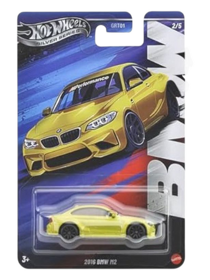 HotWheels Silver Series BMW Set of 5 Imported Mainline Card Art 1:64 Scale