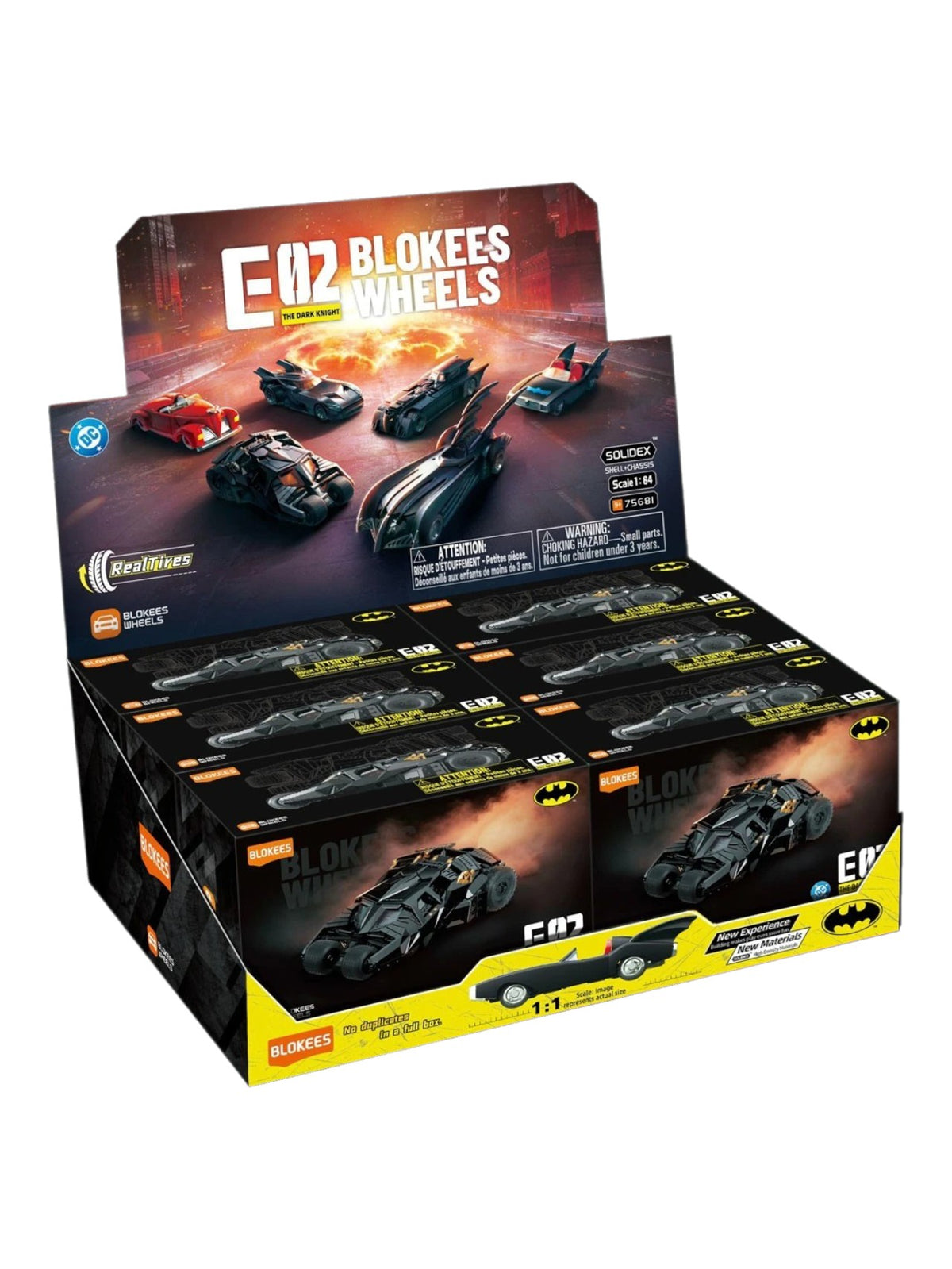 Blokees Wheels E02 The Dark Knight Blind Box (Code: 75681) – [Pack of 1 / Random Surprise Model]