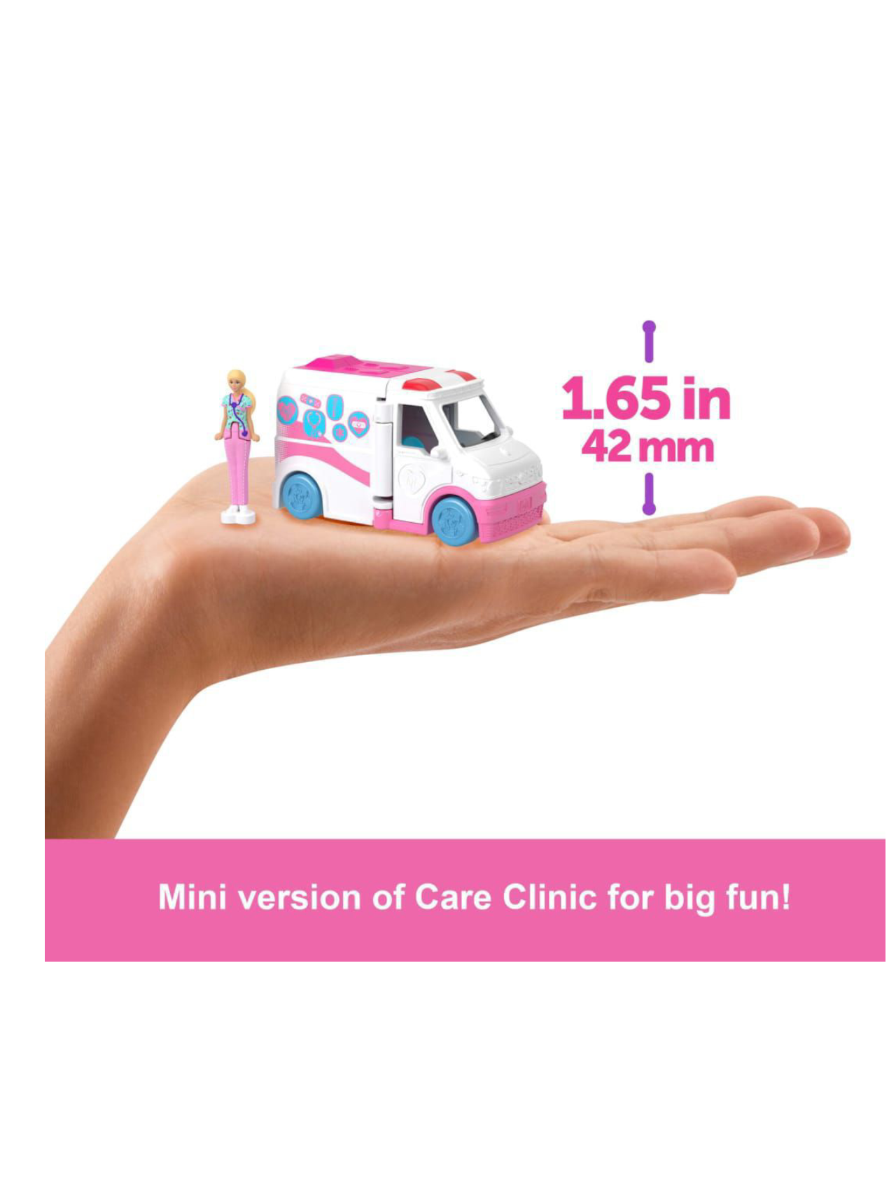 Mattel Mini Barbie Doll and Vehicle Set