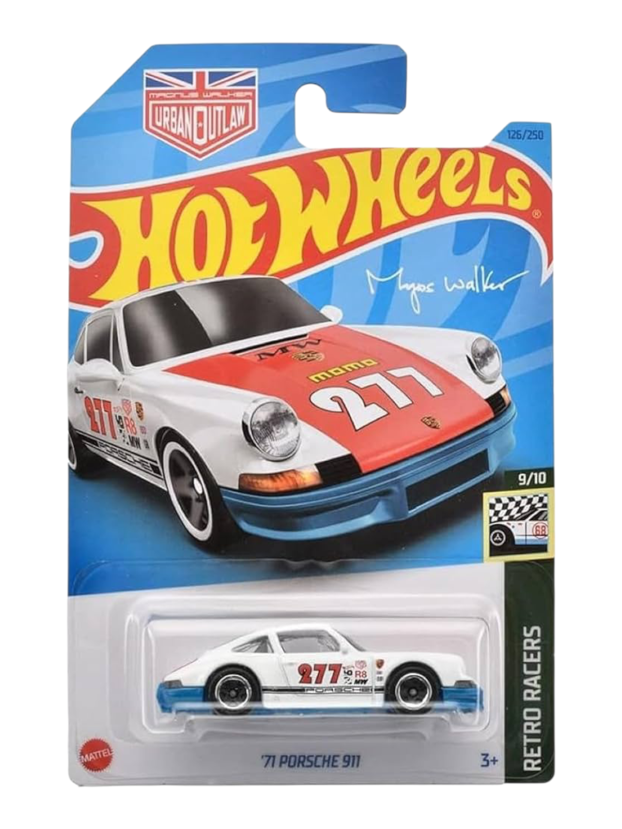 HotWheels 71 Porsche 911 Imported Mainline 1:64 Scale