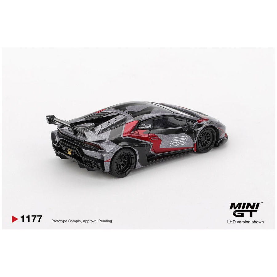 Mini GT #1177 LB★WORKS Lamborghini Huracán GT RONIN 1:64 Scale