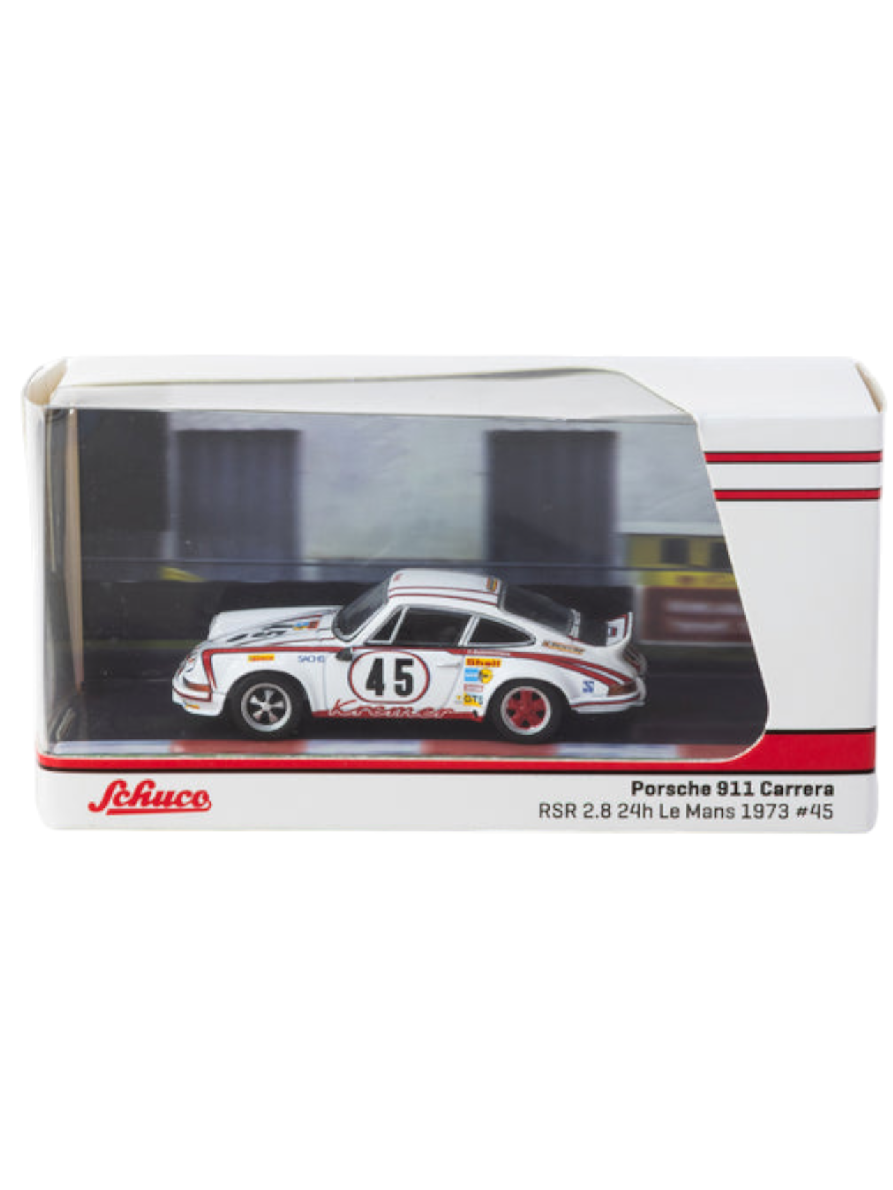 Schuco Porsche 911 Carrera RSR 2.8 Le Mans 1973 #45 Winner Diecast Model Car 1:64 Scale