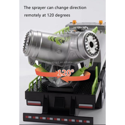 Huina Toys 616 RC Sprinkler Truck / Water Tanker 1:18 Scale Remote Control Truck 2.4GHz LED Lights Rechargeable Battery Playtime 30 minute Perfect dateling
