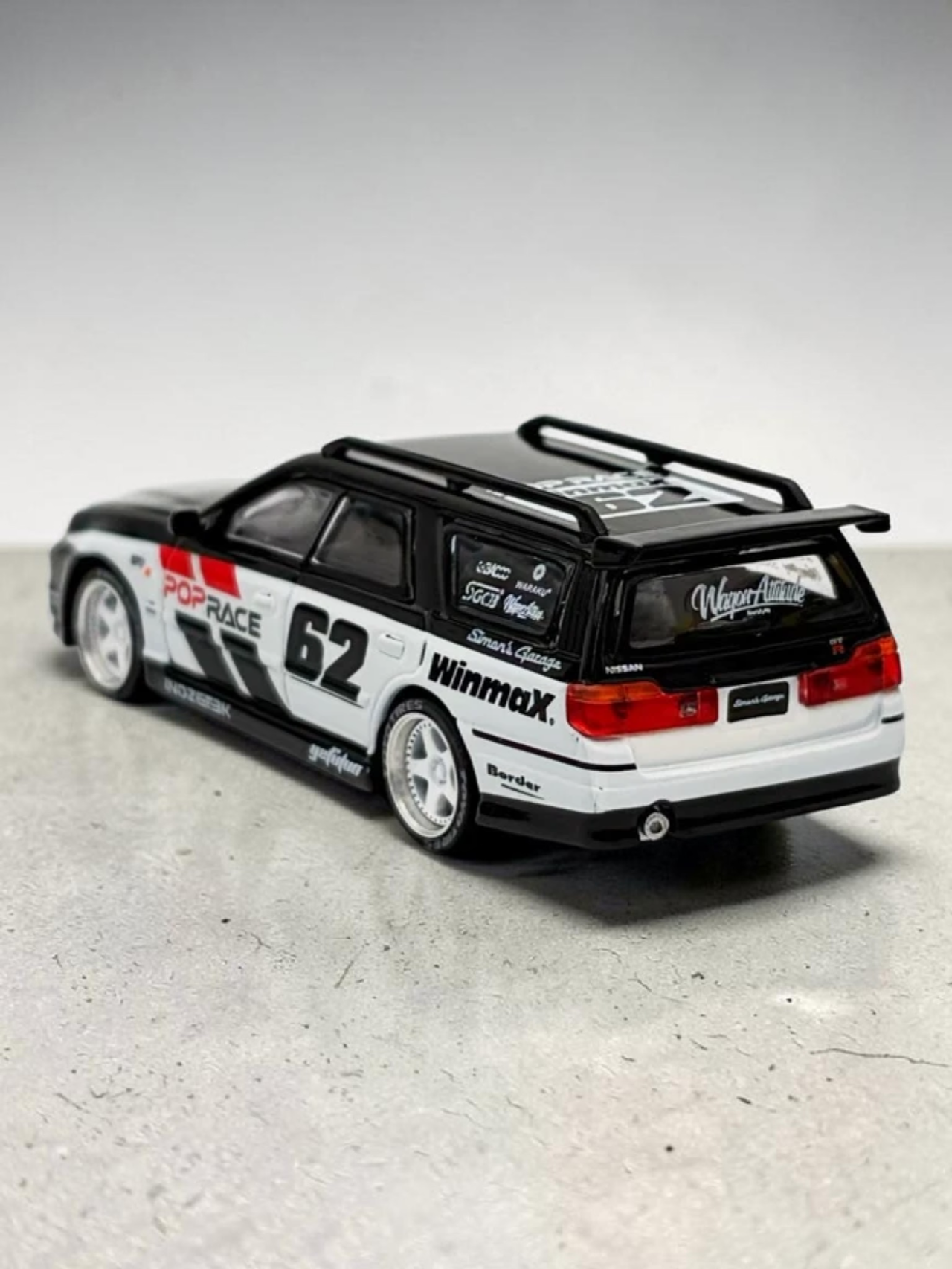 Pop Race pr64-211 Nissan Stagea R34 1:64 Scale