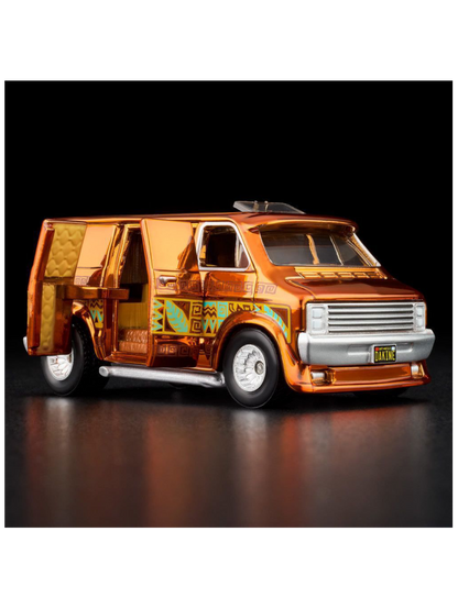 HotWheels 70s Dodge Tradesman Van RLC 1:64 Scale (With Acrylic Case)