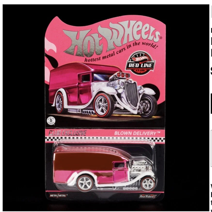 HotWheels RLC Blown Delivery Club Exclusive Imported 1:64 Scale ( With Protector )