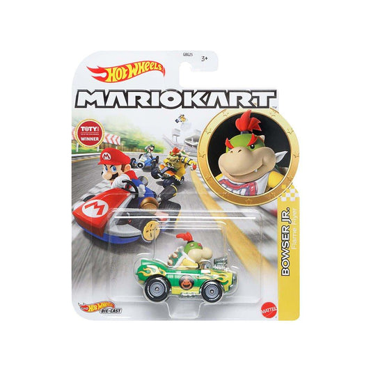 HotWheels Mariokart series Bowser JR Flame Flyer / Crache - Flammes Imported 1:64 Scale