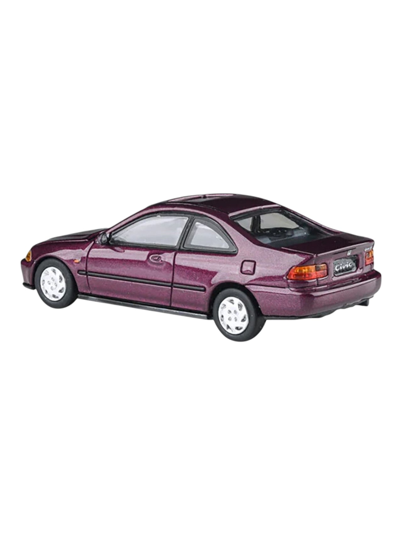 Para64 1985 Honda civic coupe eji camellia red 1:64 Scale