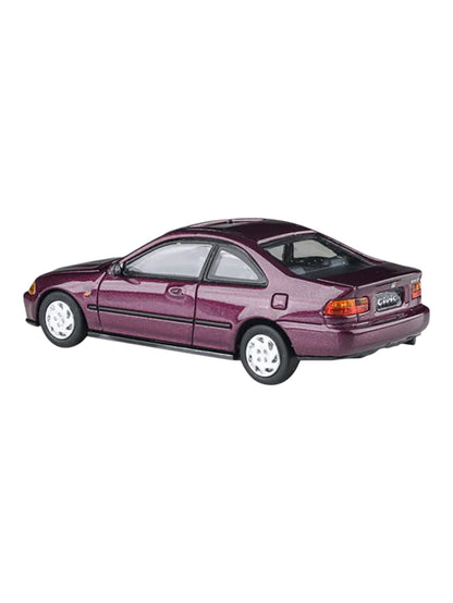 Para64 1985 Honda civic coupe eji camellia red 1:64 Scale