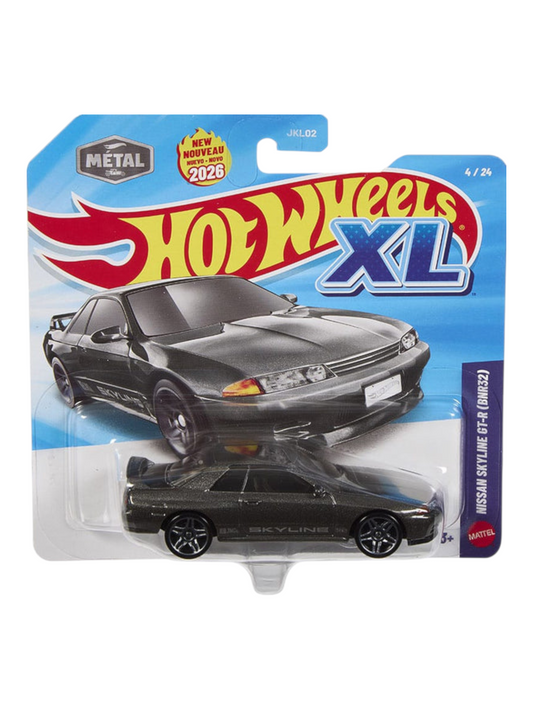 HotWheels XL 2026 Nissan Skyline GT-R ( BNR32 ) Imported Premium 1:43 Scale
