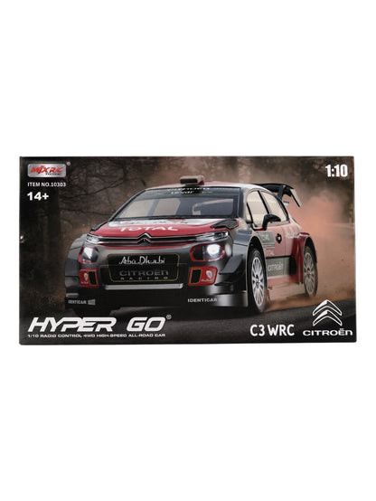MJK RC Technic Hyper Go Radio Control 4WD High-speed All-Road Car (Remote control) 1:10 Scale No.10303 It  can reach a maximum speed ofabout 70 km/h (70 KPH).