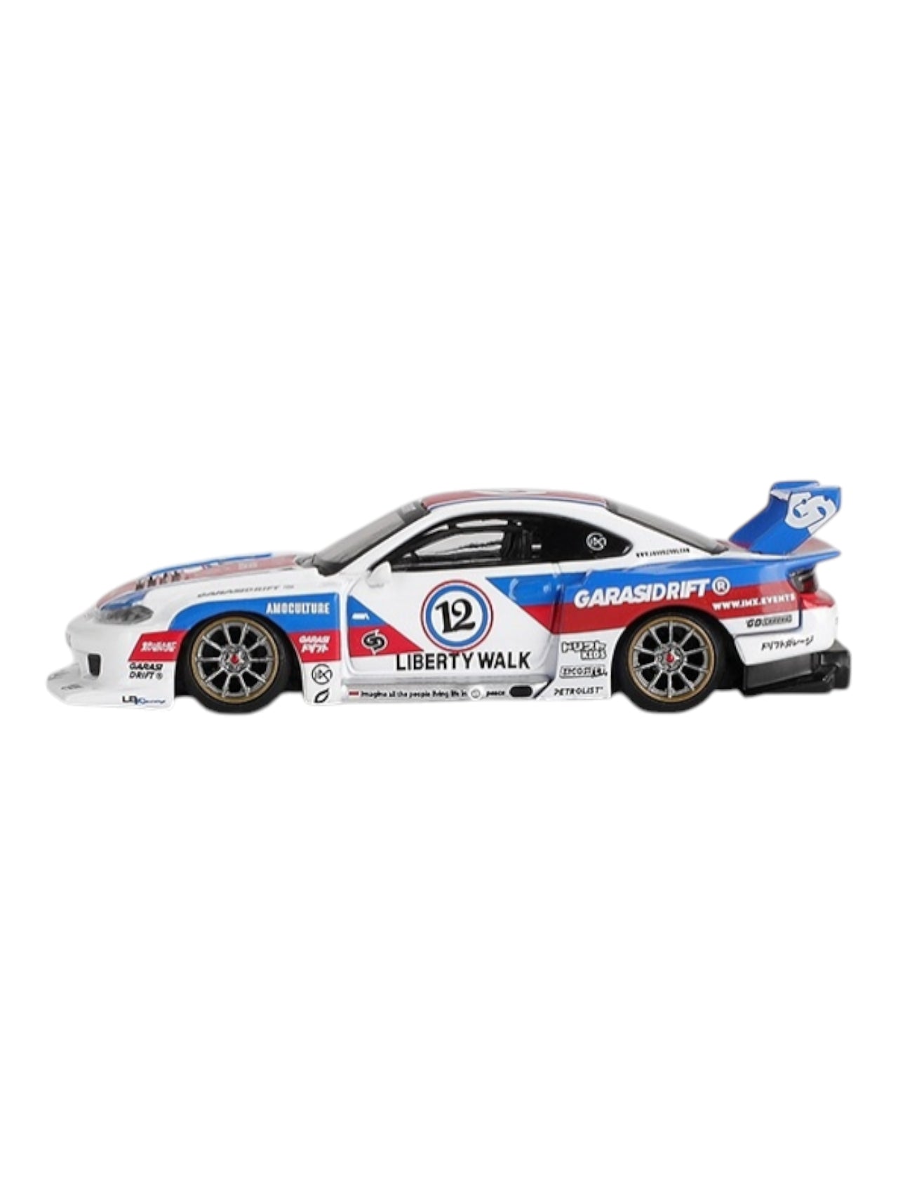 Mini GT nissan s15 silvia LB-Super Silhouette garasidrift x lbwk 2025 code -1022 1:64 Scale