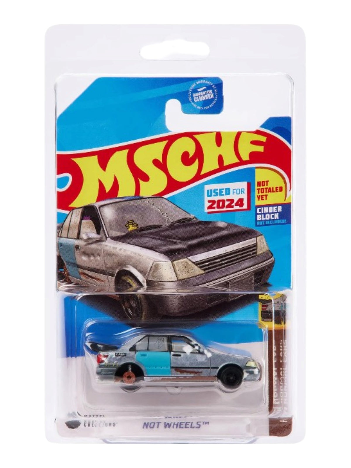 Hotwheels X MSCHF Not Wheels™ Custom 2024 Die-Cast Car – HW Normal Cars Series Imported Premium RLC| 1:64 Scale